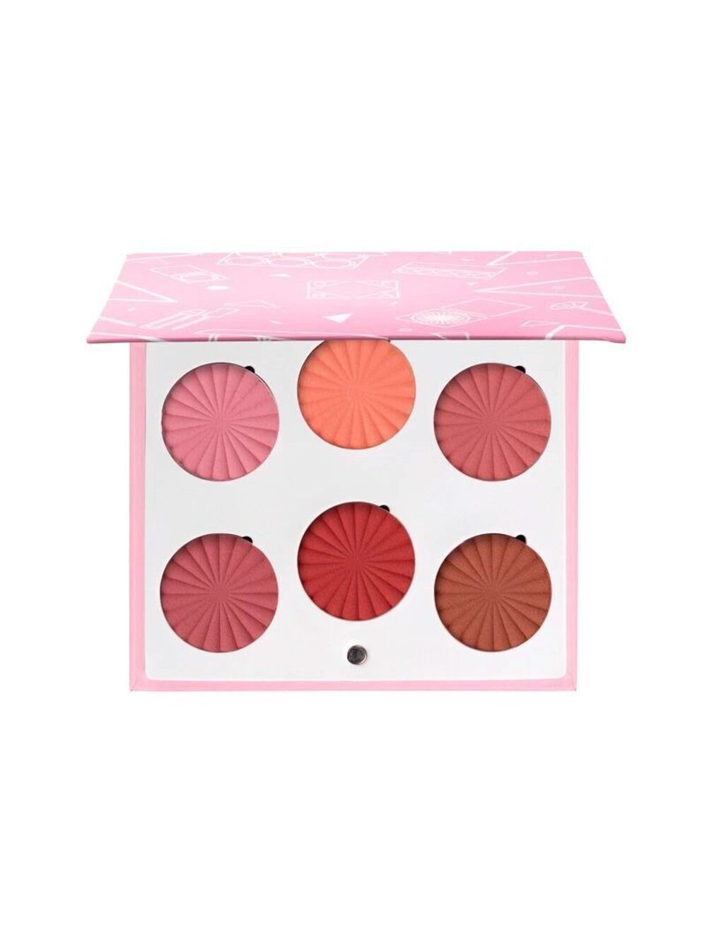 Ofra Cosmetics Mini Mix Blush Palette Eye Shadow Your Cheeks 6 Shades